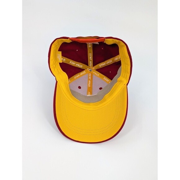 NBA Utah Jazz Hat Red Signed #33 Tyler Cavanaugh #34 Ekpe Udoh Snapback 2018-19 - Picture 10 of 14